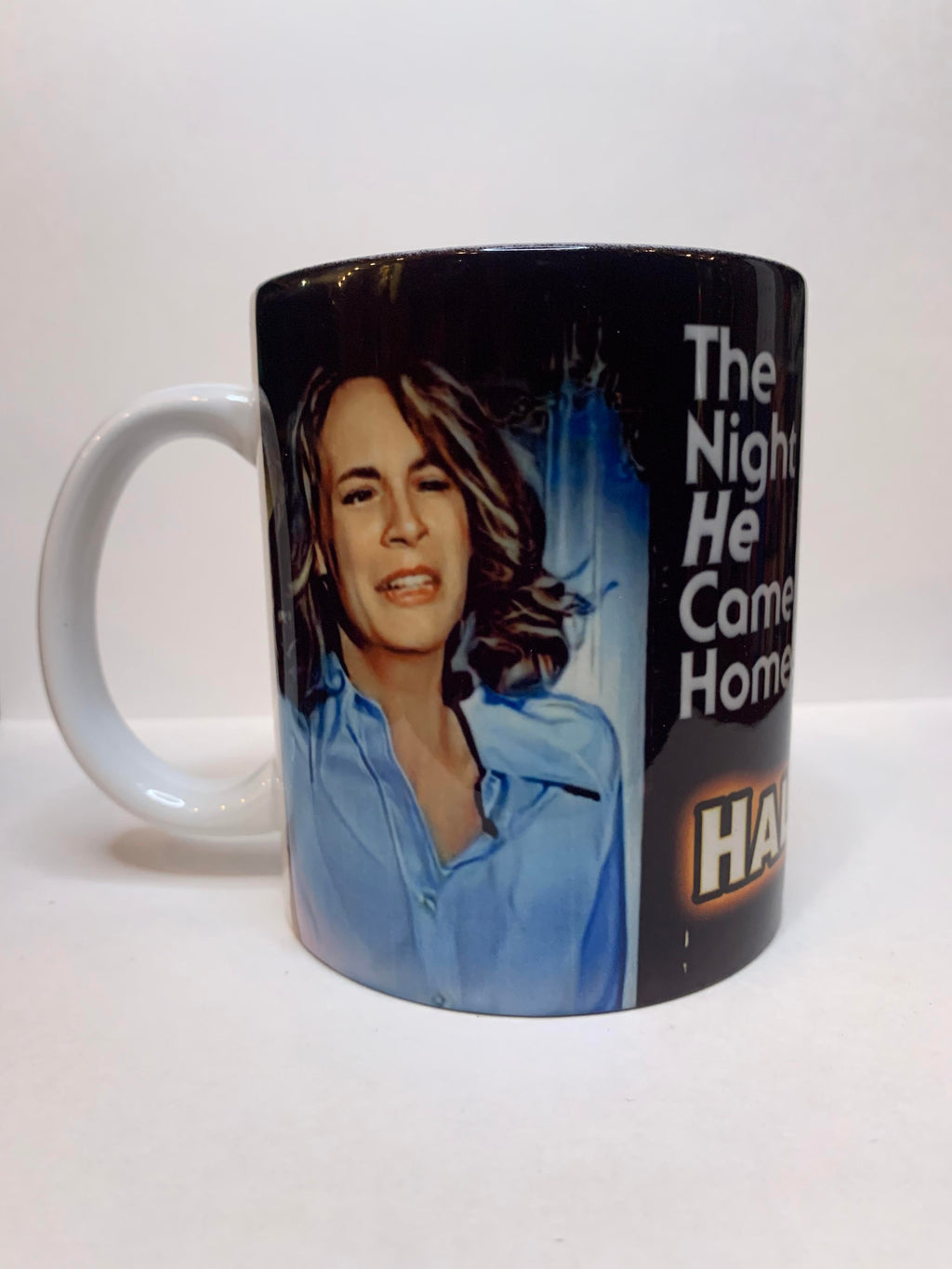 Halloween Laurie Strode Mug • 11 oz Ceramic • Horror Final Girl Gift