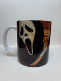 Taza Ghostface de Scream • Cerámica de 325 ml • Regalo de terror Slasher