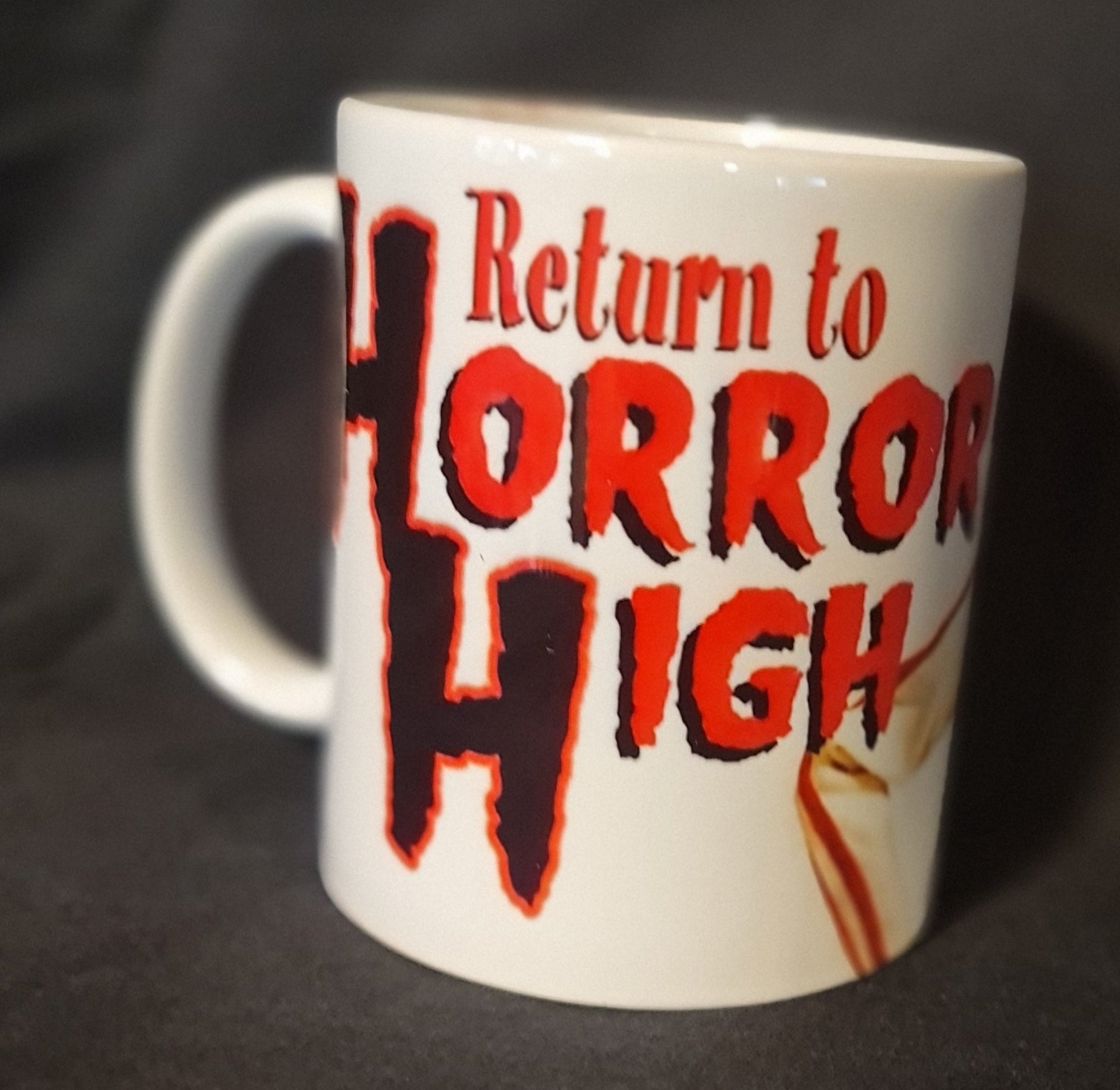 Return to Horror High Mug • 11 oz Ceramic • Cult Classic Slasher • Designed by Monster Ink
