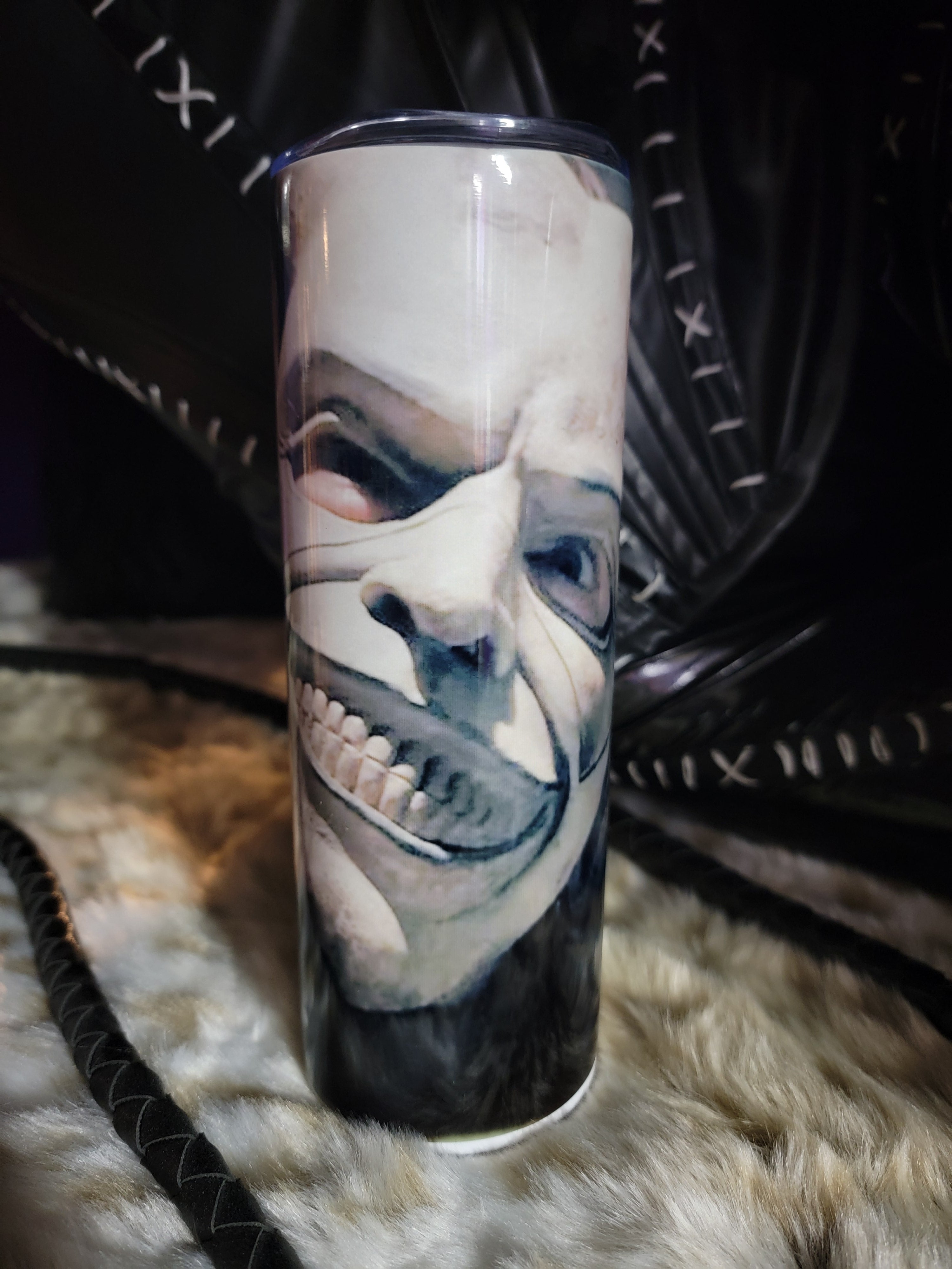 The Black Phone 20oz Skinny Edge Horror Tumbler – Modern Thriller Design