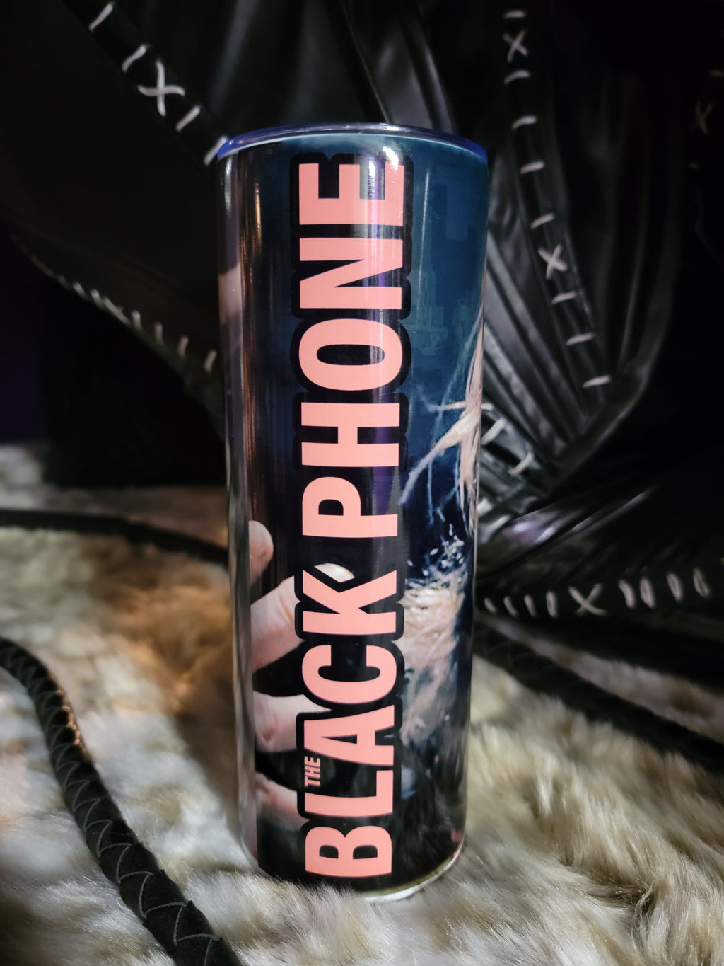 The Black Phone 20oz Skinny Edge Horror Tumbler – Modern Thriller Design