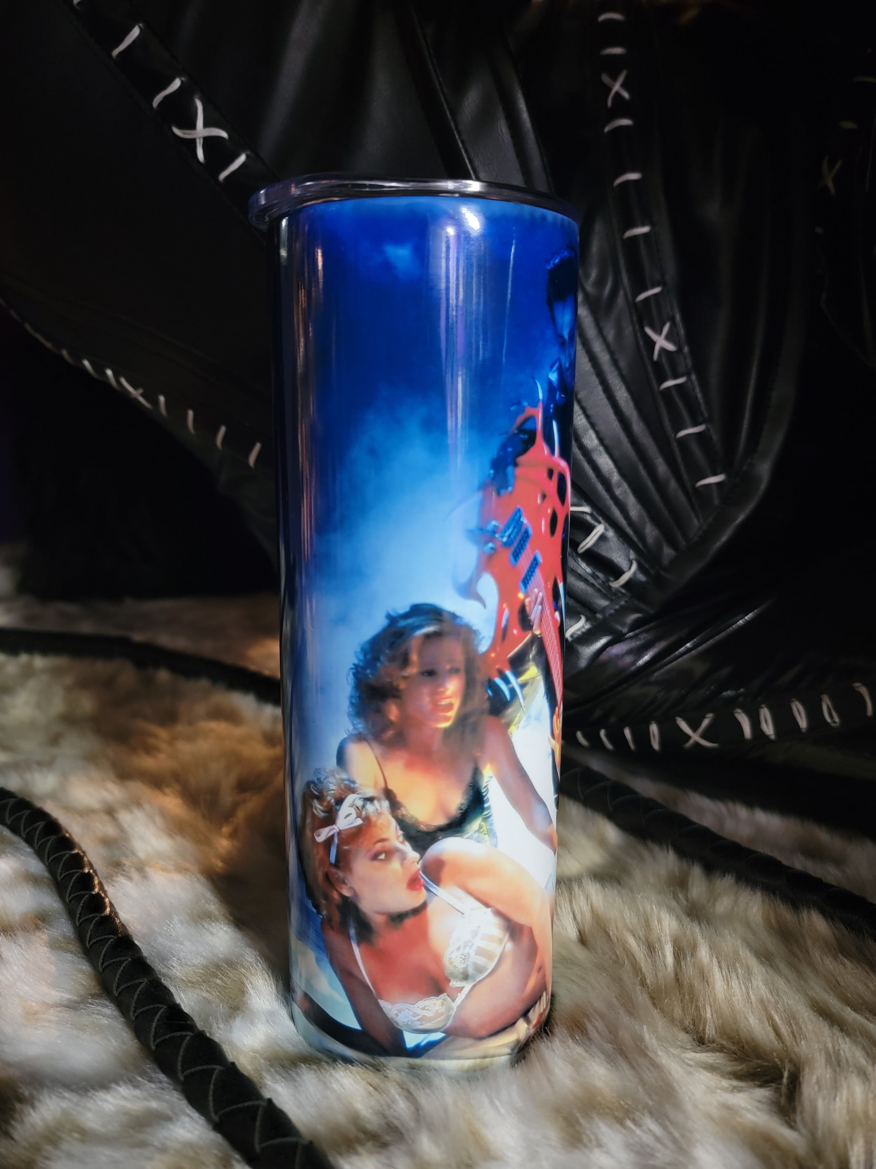 Slumber Party Massacre II 20oz Skinny Edge Horror Tumbler – 80s Cult Slasher Design