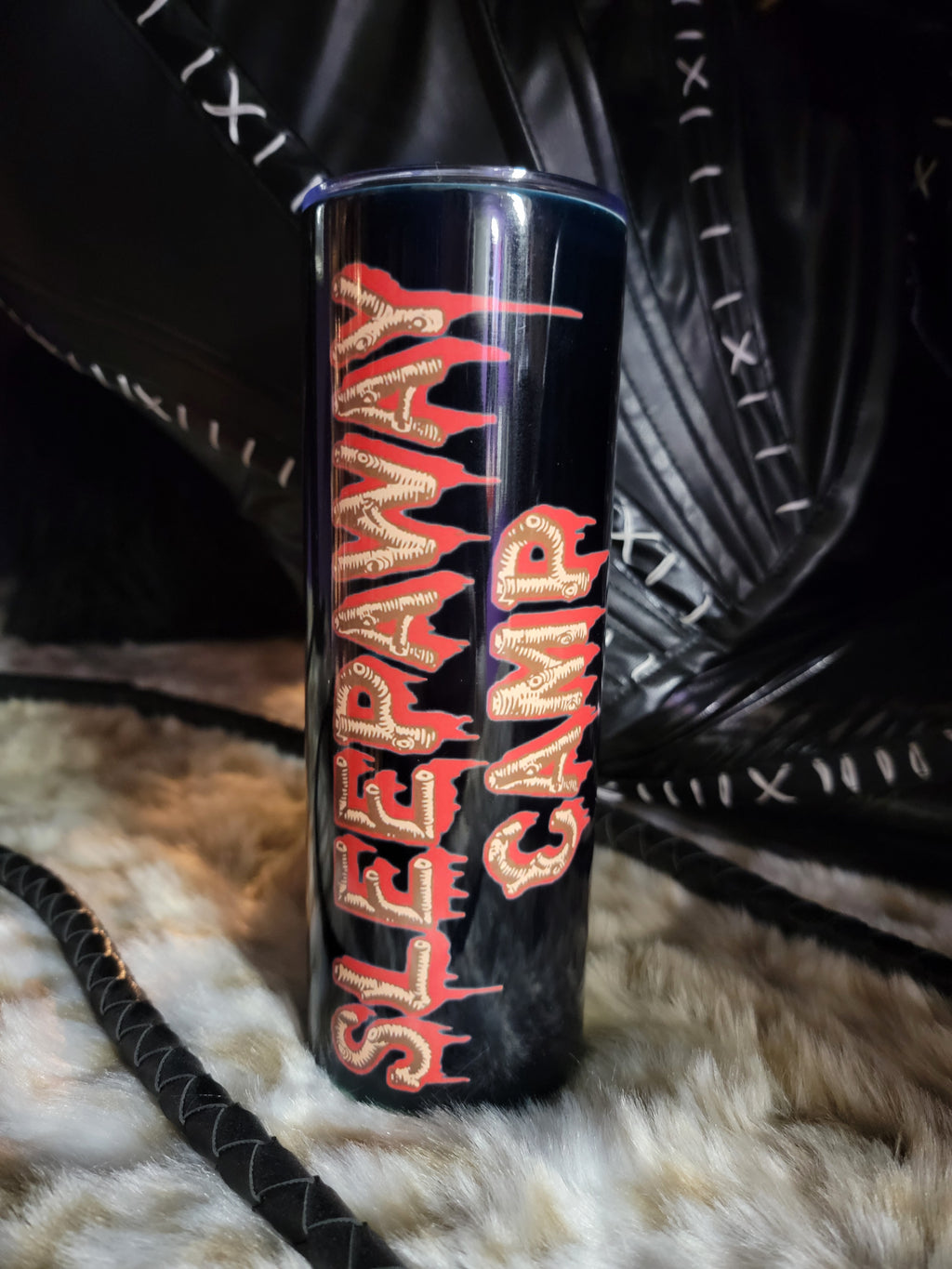 Sleepaway Camp 20oz Skinny Edge Horror Tumbler – 80s Slasher Classic Design
