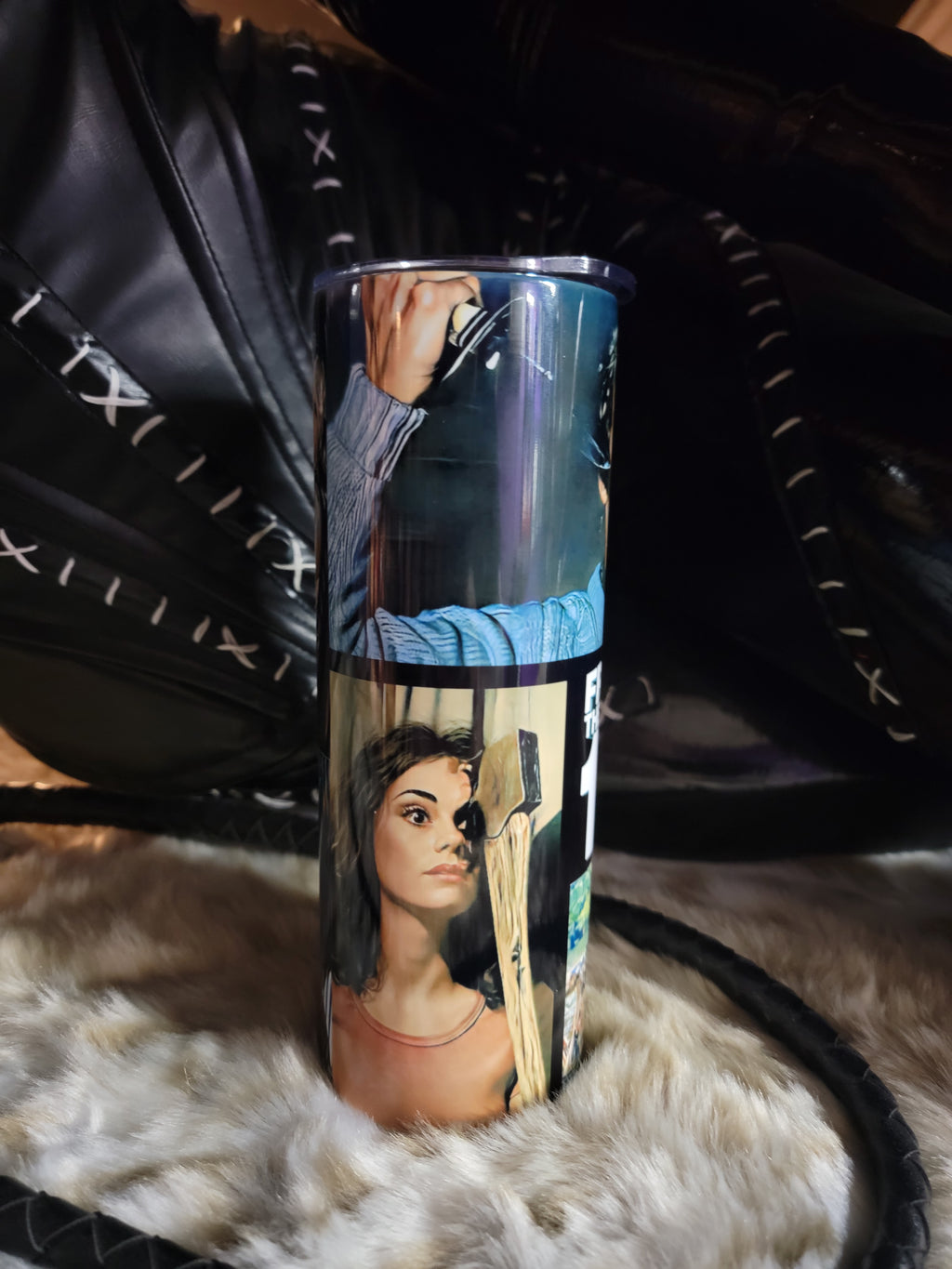 Friday the 13th Pamela Voorhees 20oz Skinny Edge Horror Tumbler
