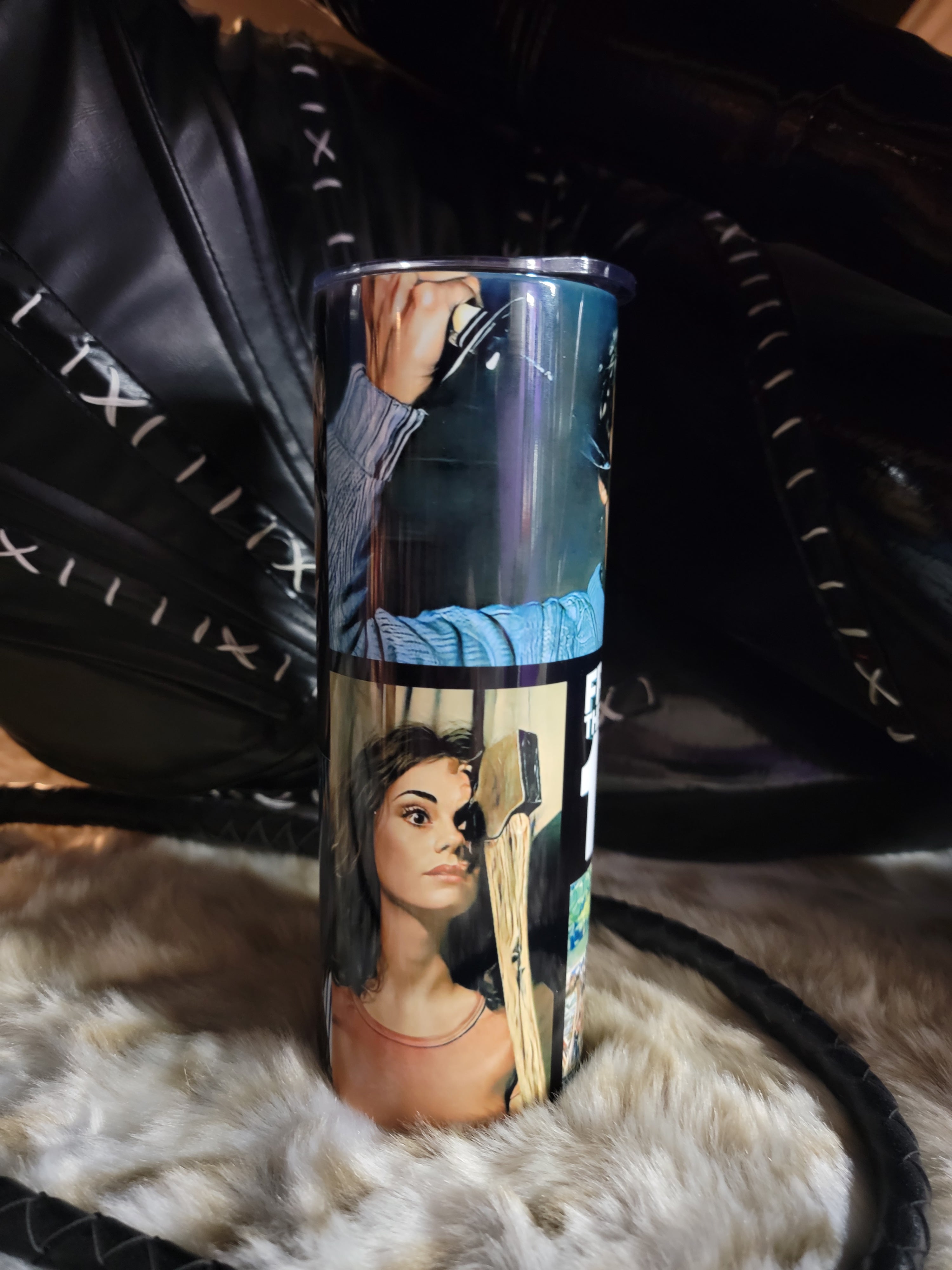 Friday the 13th Pamela Voorhees 20oz Skinny Edge Horror Tumbler