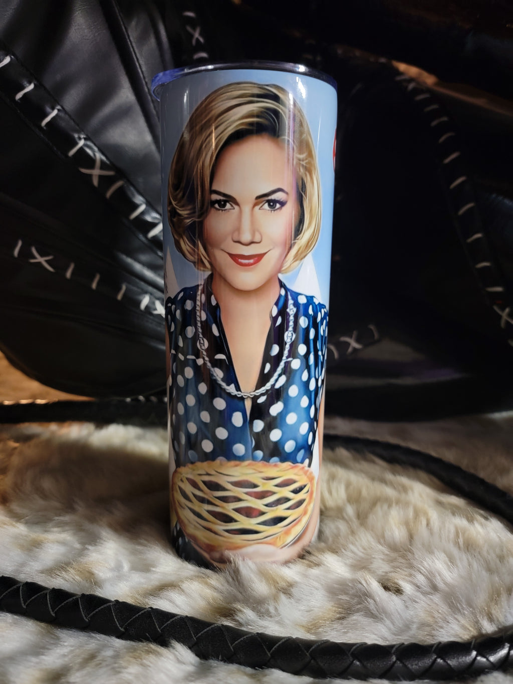 Serial Mom 20oz Skinny Edge Horror Tumbler