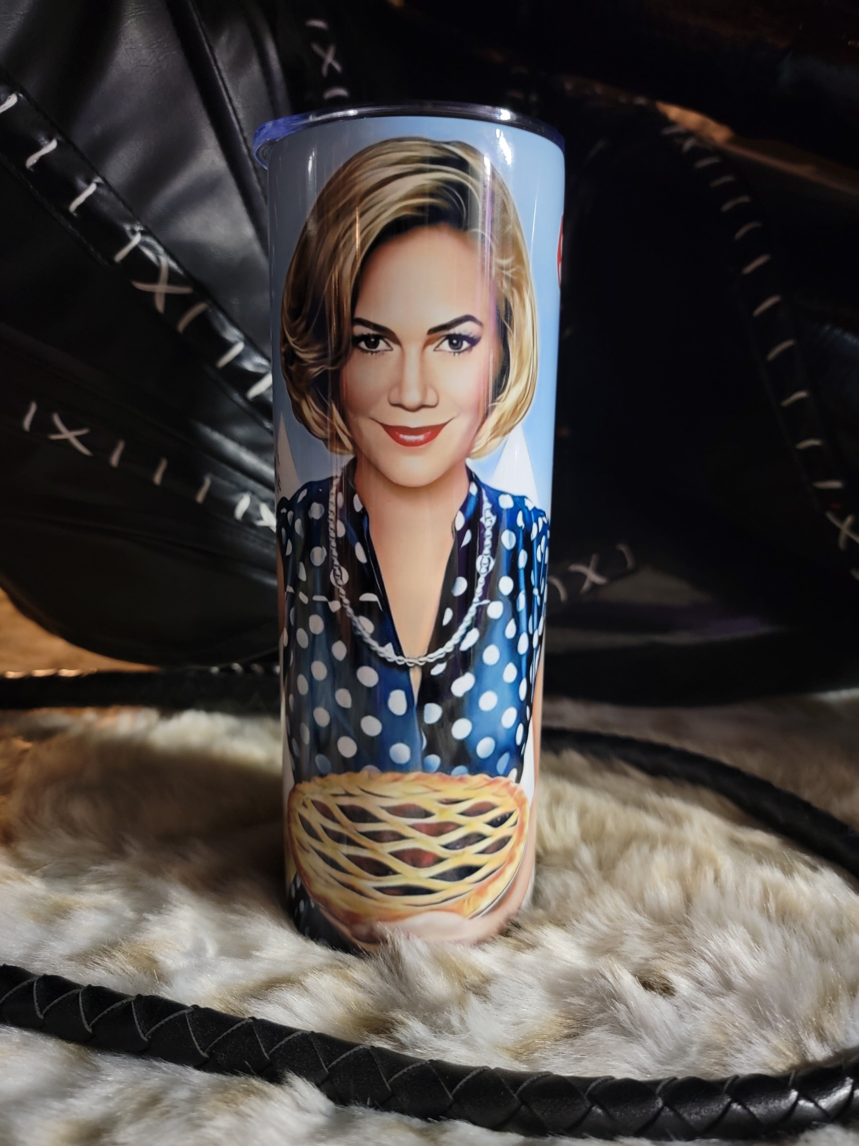 Serial Mom 20oz Skinny Edge Horror Tumbler