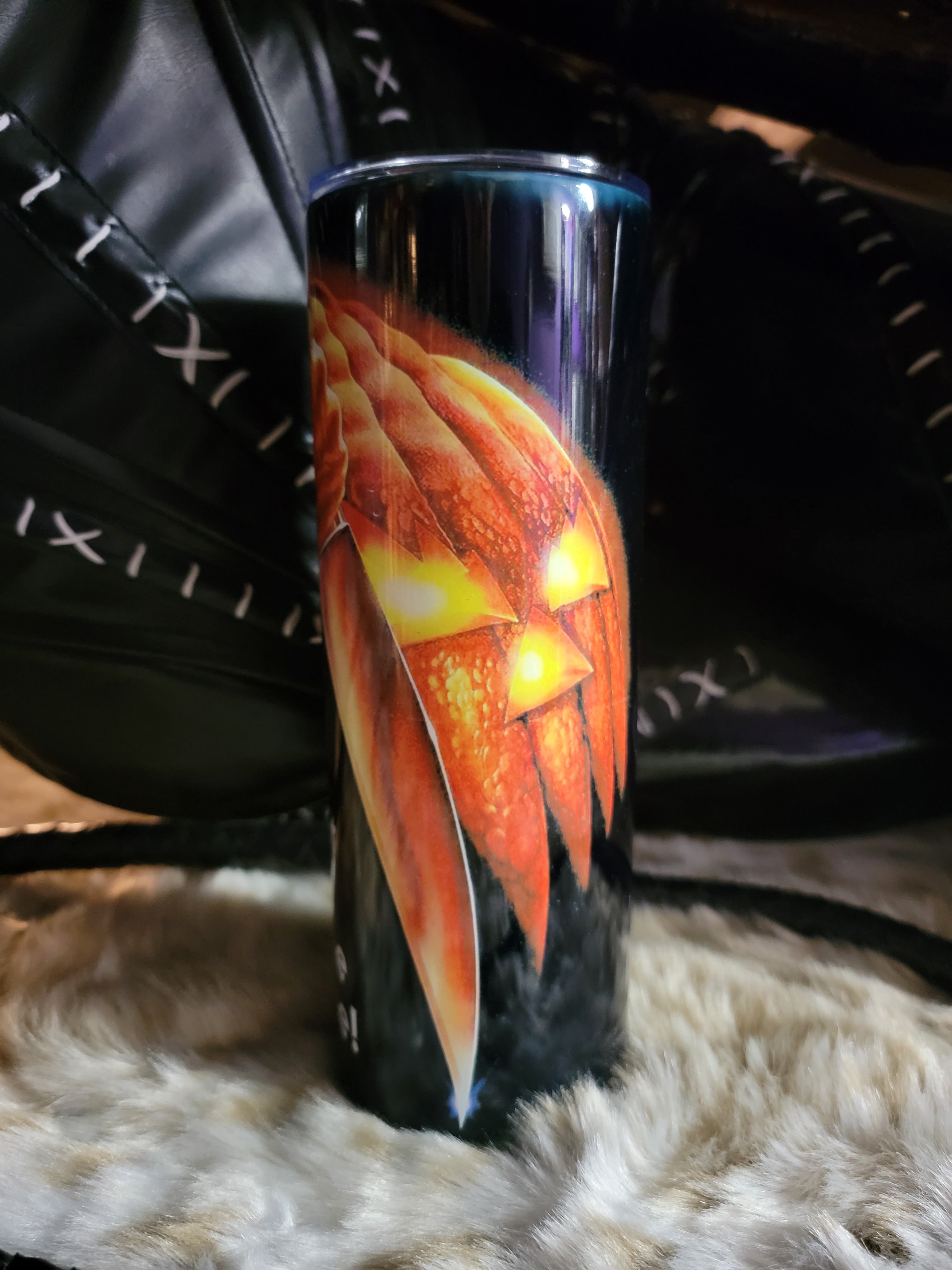 Halloween 20oz Skinny Edge Horror Tumbler