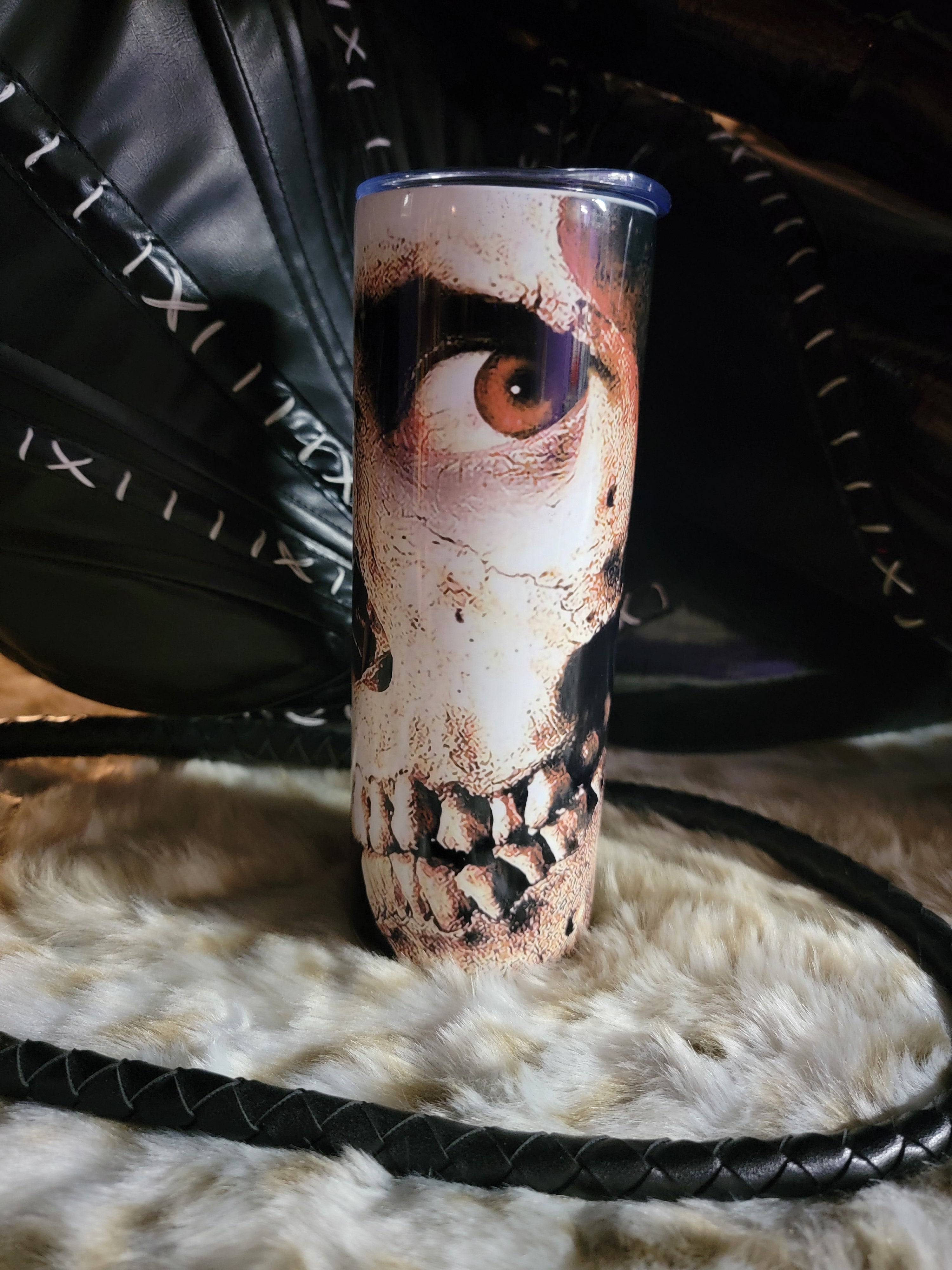 Evil Dead 2 20oz Skinny Edge Horror Tumbler