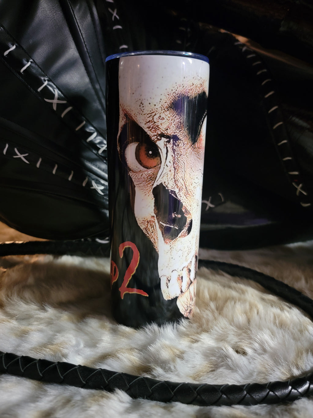 Evil Dead 2 20oz Skinny Edge Horror Tumbler