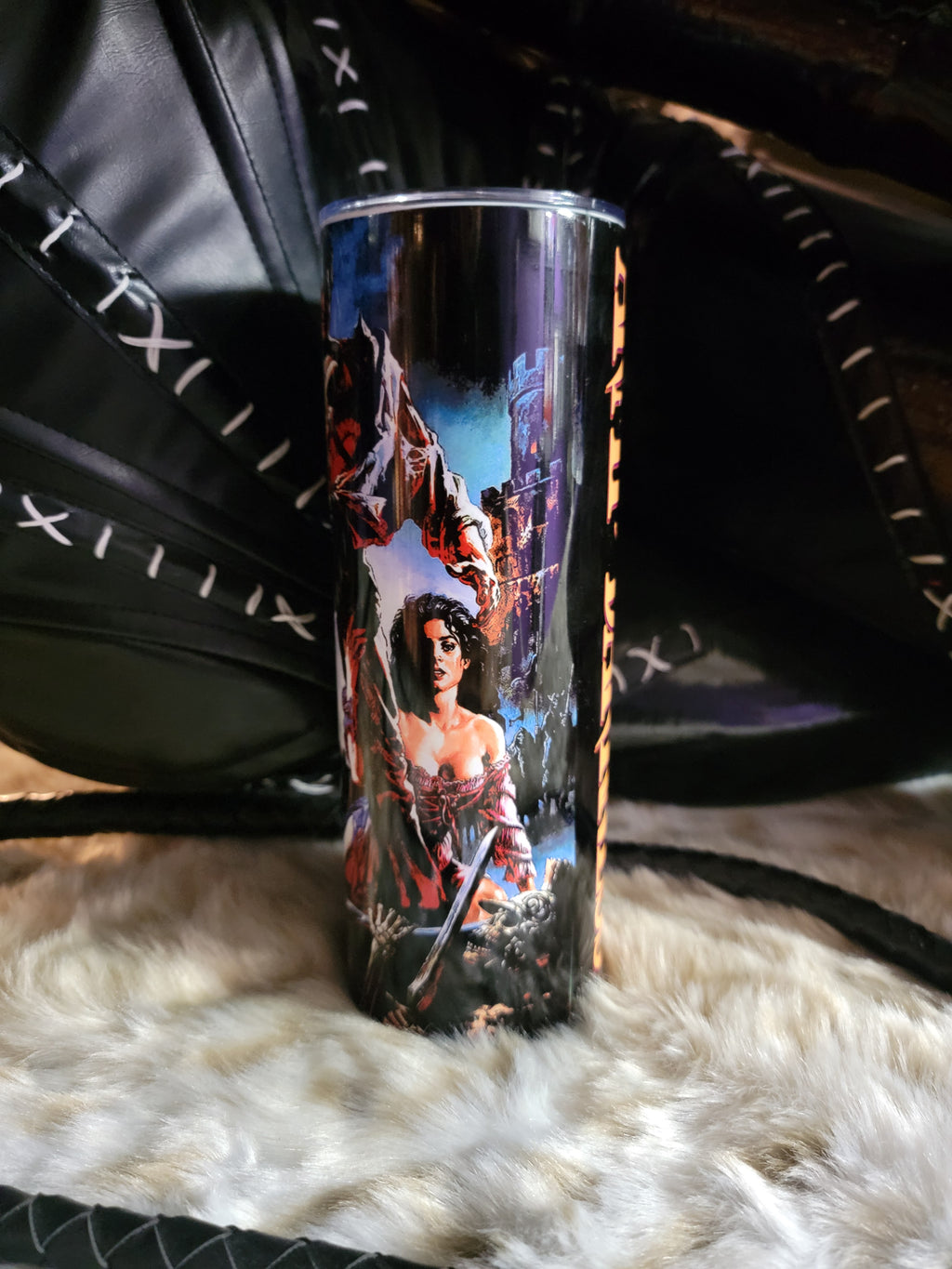Army of Darkness 20oz Skinny Edge Horror Tumbler