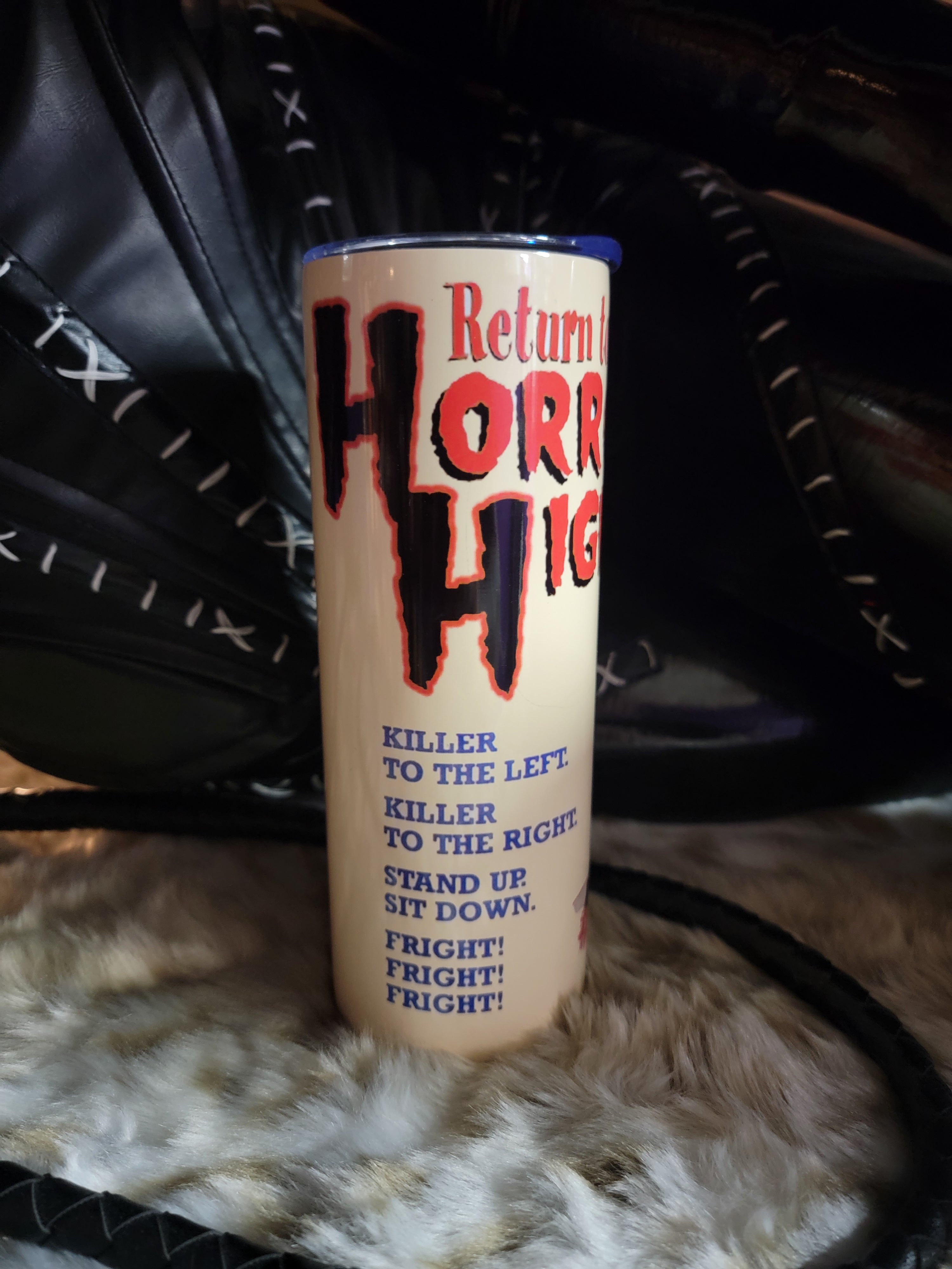 Return to Horror High 20oz Skinny Edge Horror Tumbler