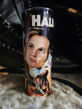 Halloween PJ Soles and Bob 20oz Skinny Edge Horror Tumbler