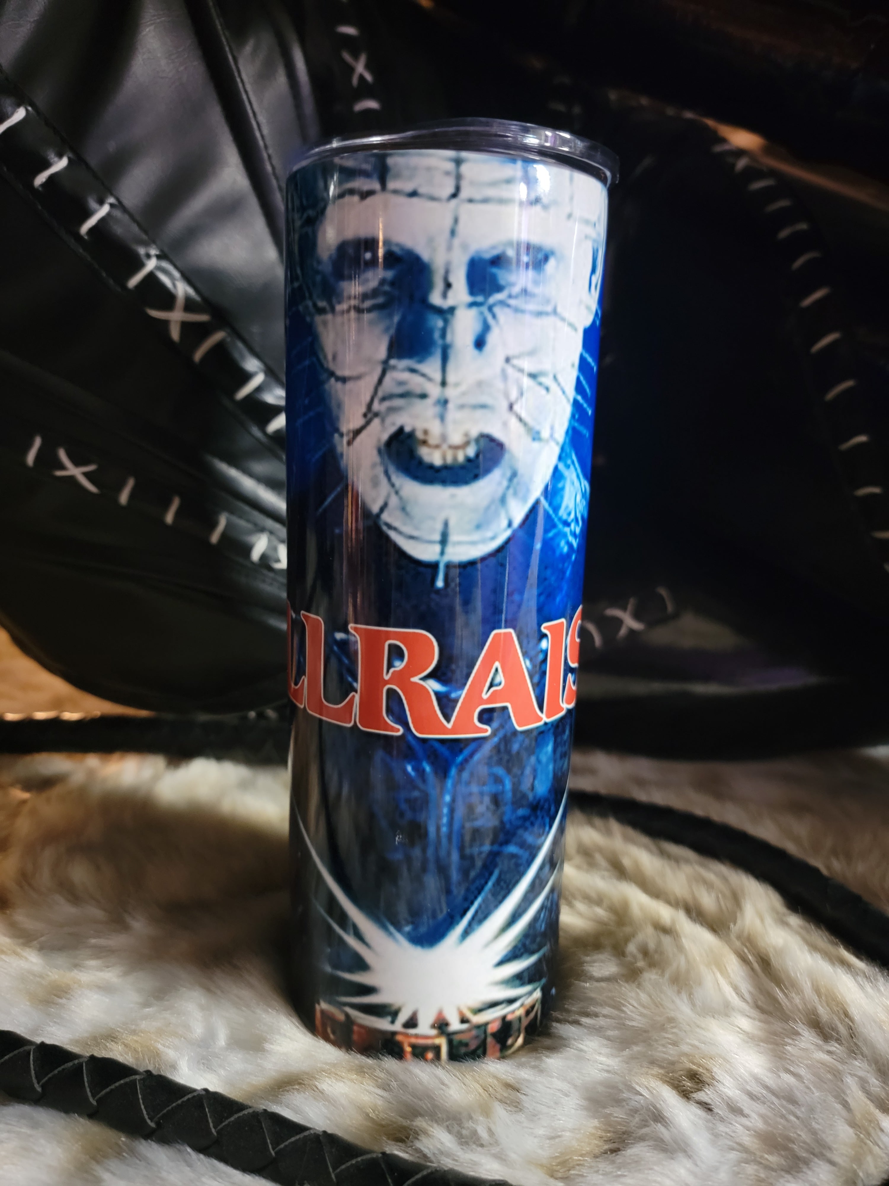 Hellraiser 20oz Skinny Edge Horror Tumbler