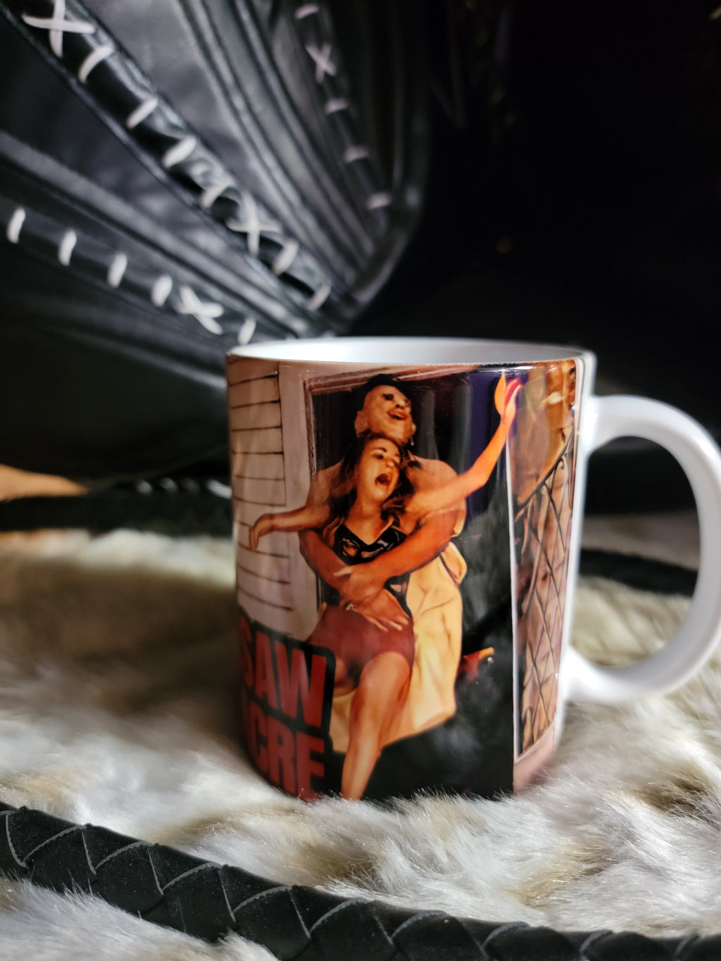 Texas Chainsaw Massacre Mug • 11 oz Ceramic • Designed by Monster Ink