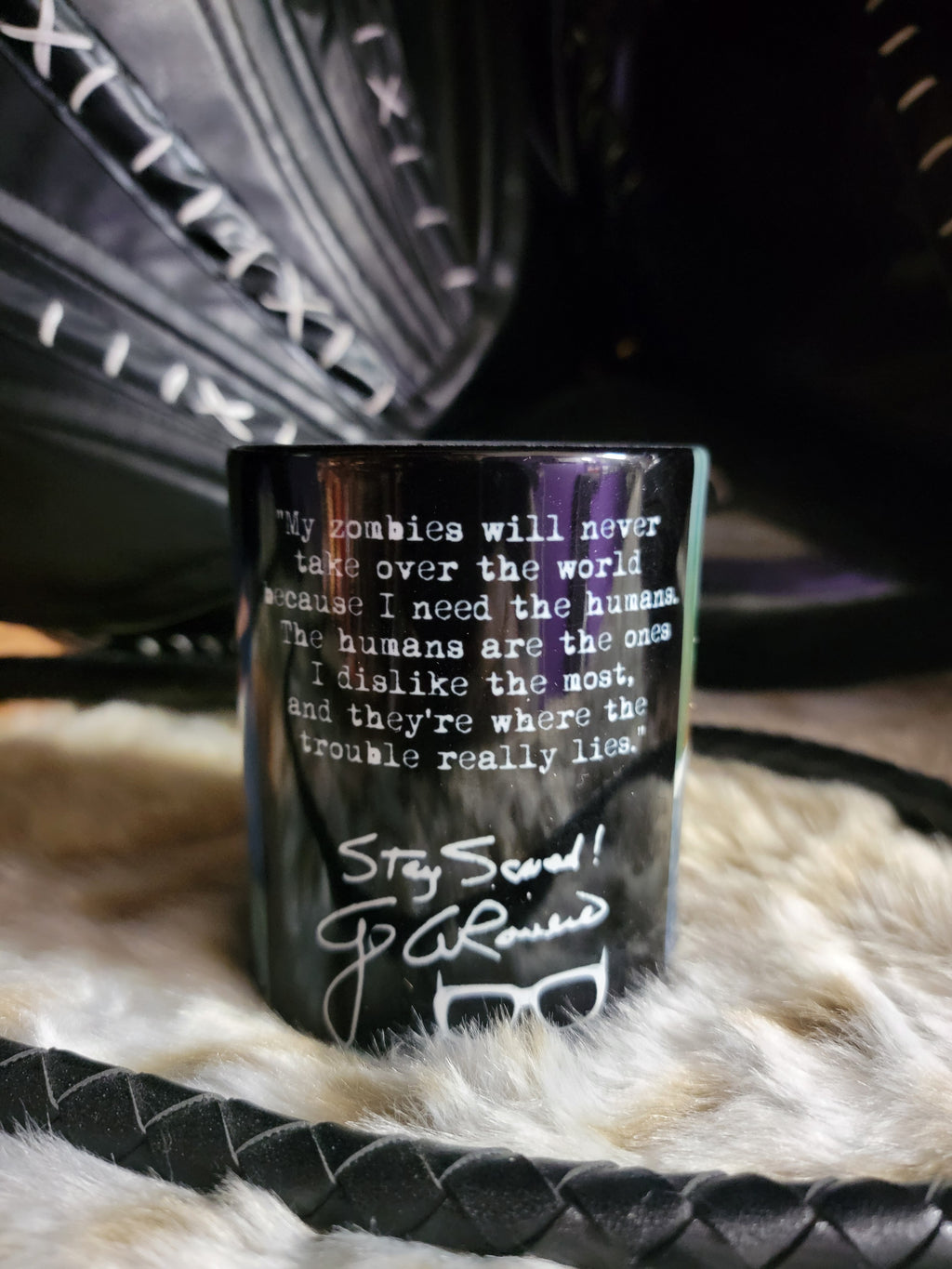 George Romero Mug • 11 oz Ceramic • Designed by Monster Ink