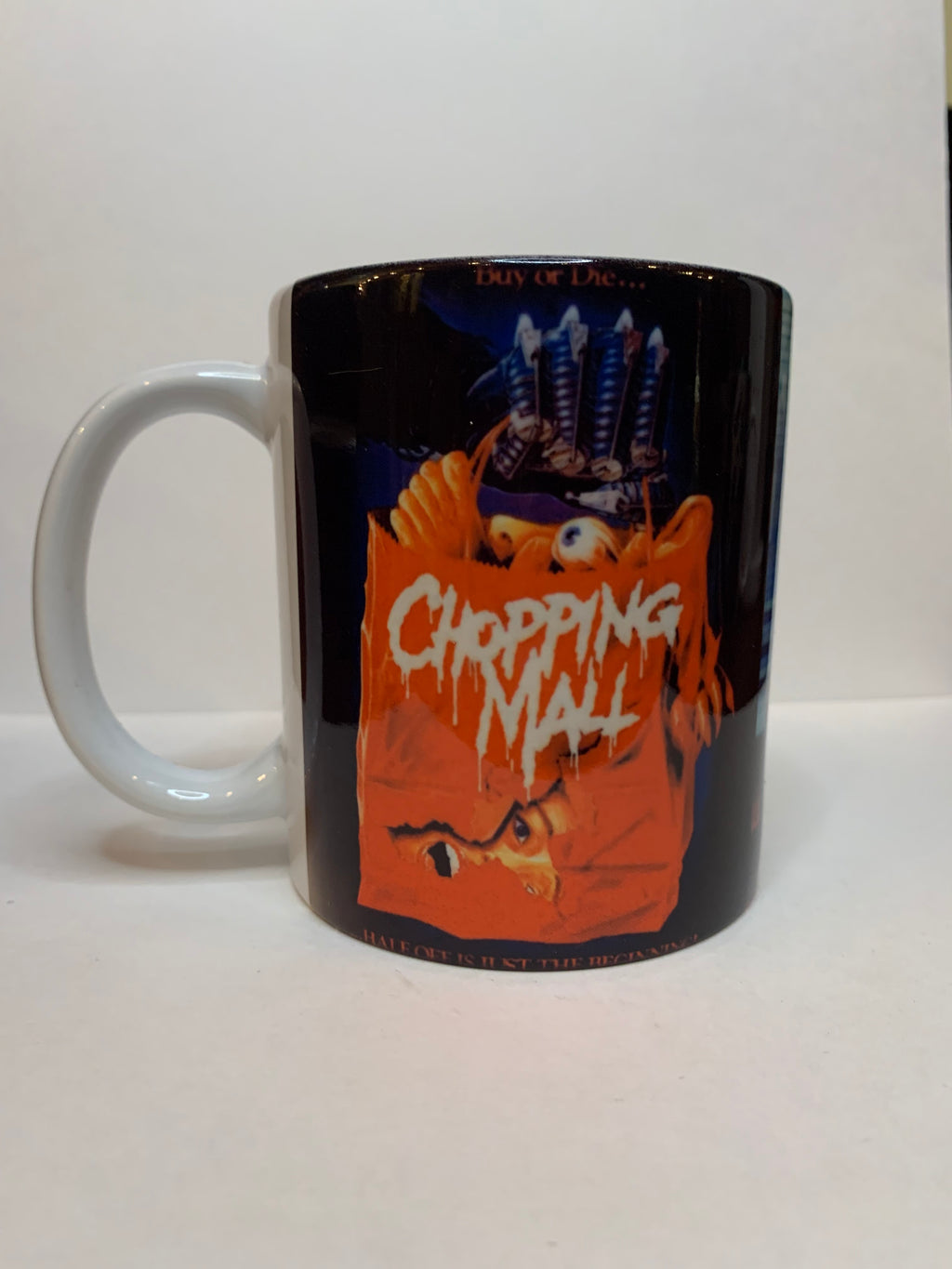 Chopping Mall Mug • 11 oz Ceramic • Cult Classic Horror Gift