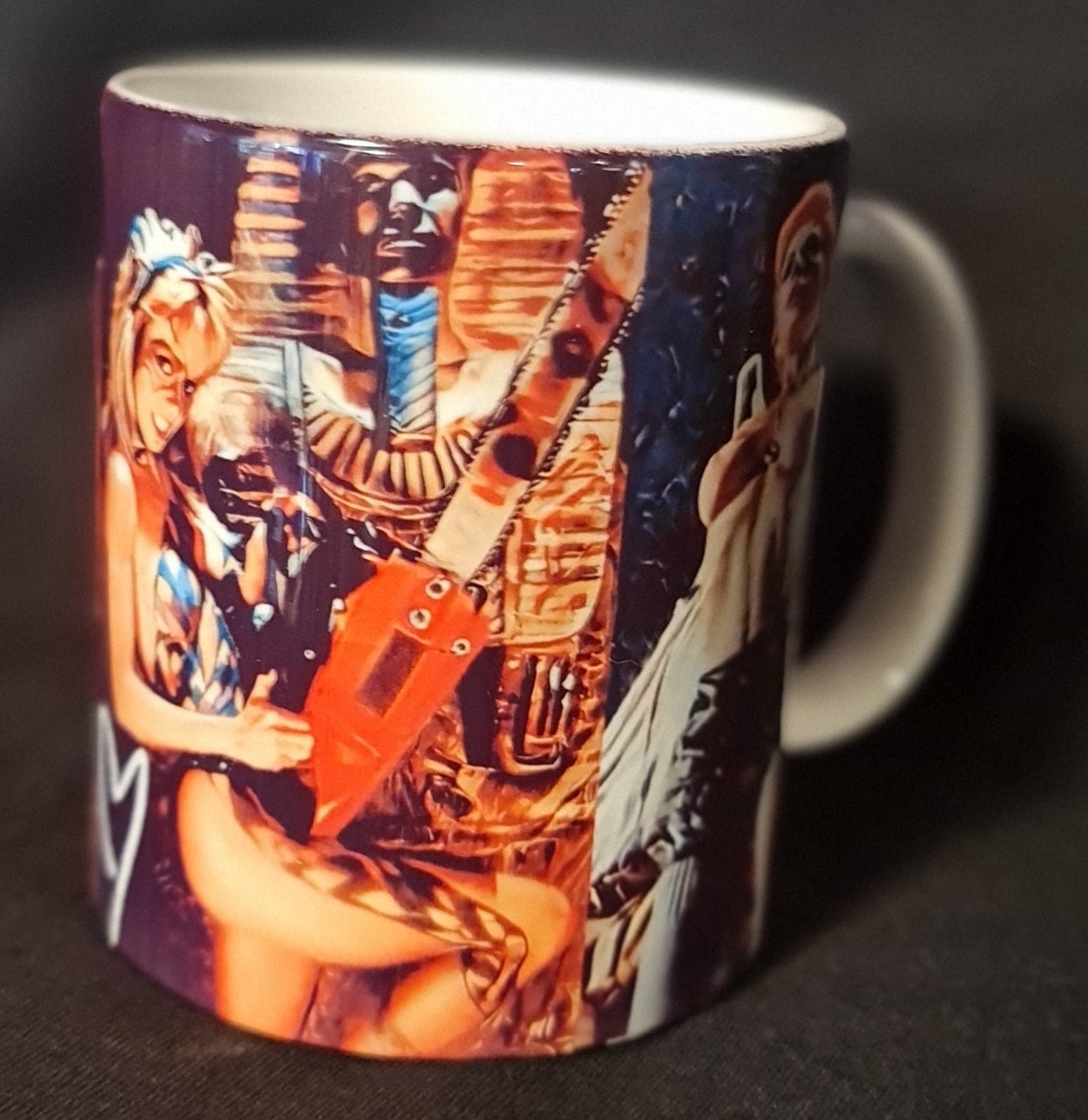 Linnea Quigley Mug • 11 oz Ceramic • Scream Queen Classic • Designed by Monster Ink