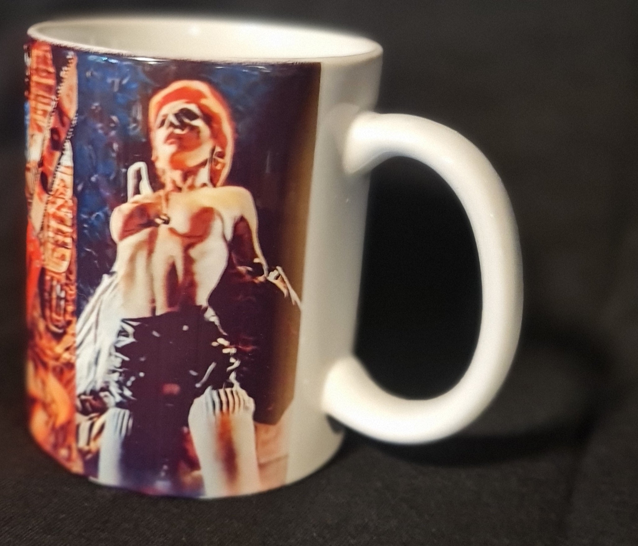 Linnea Quigley Mug • 11 oz Ceramic • Scream Queen Classic • Designed by Monster Ink
