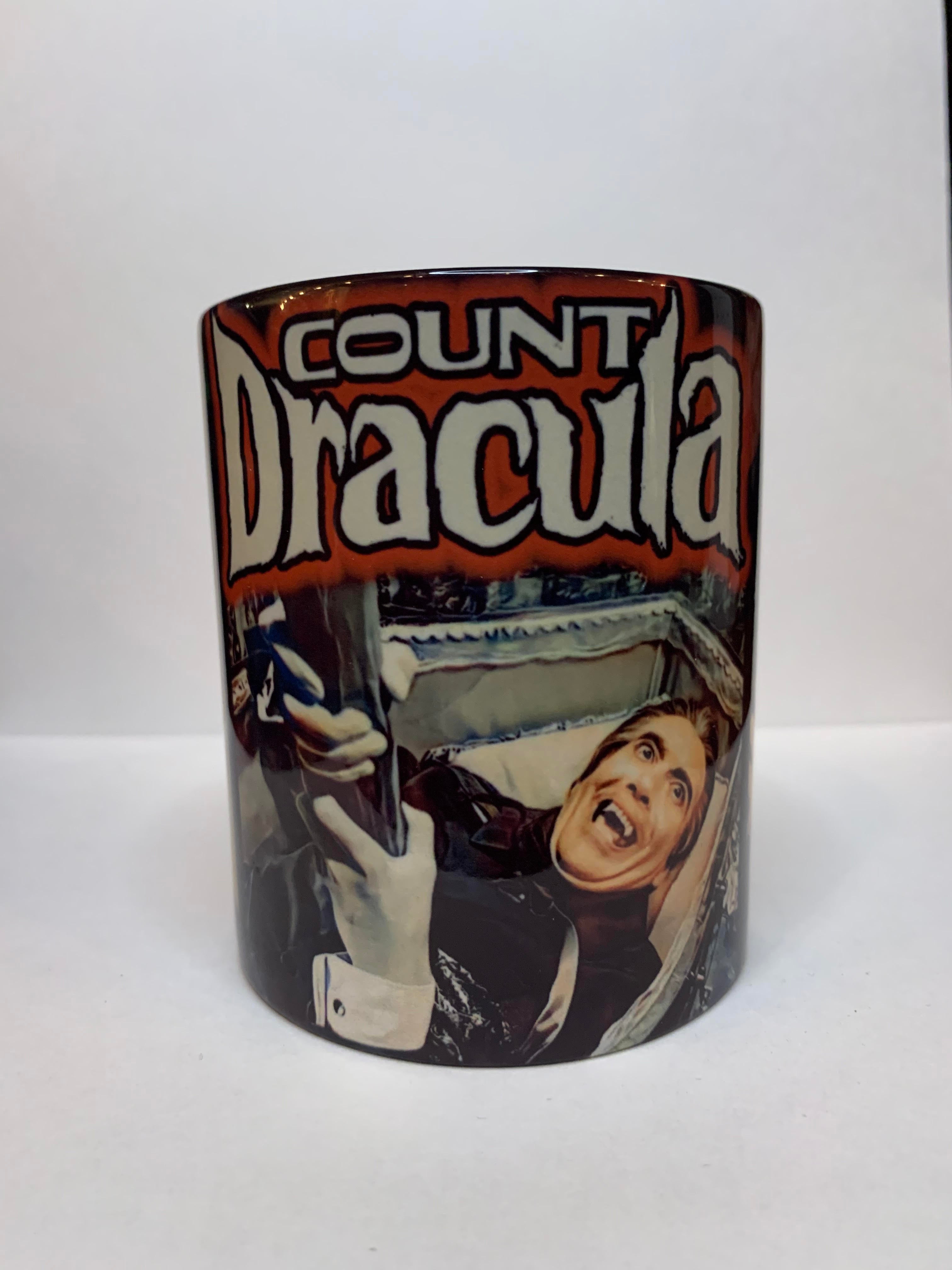Taza de cerámica Conde Drácula Christopher Lee • 325 ml • Regalo clásico de Hammer Horror