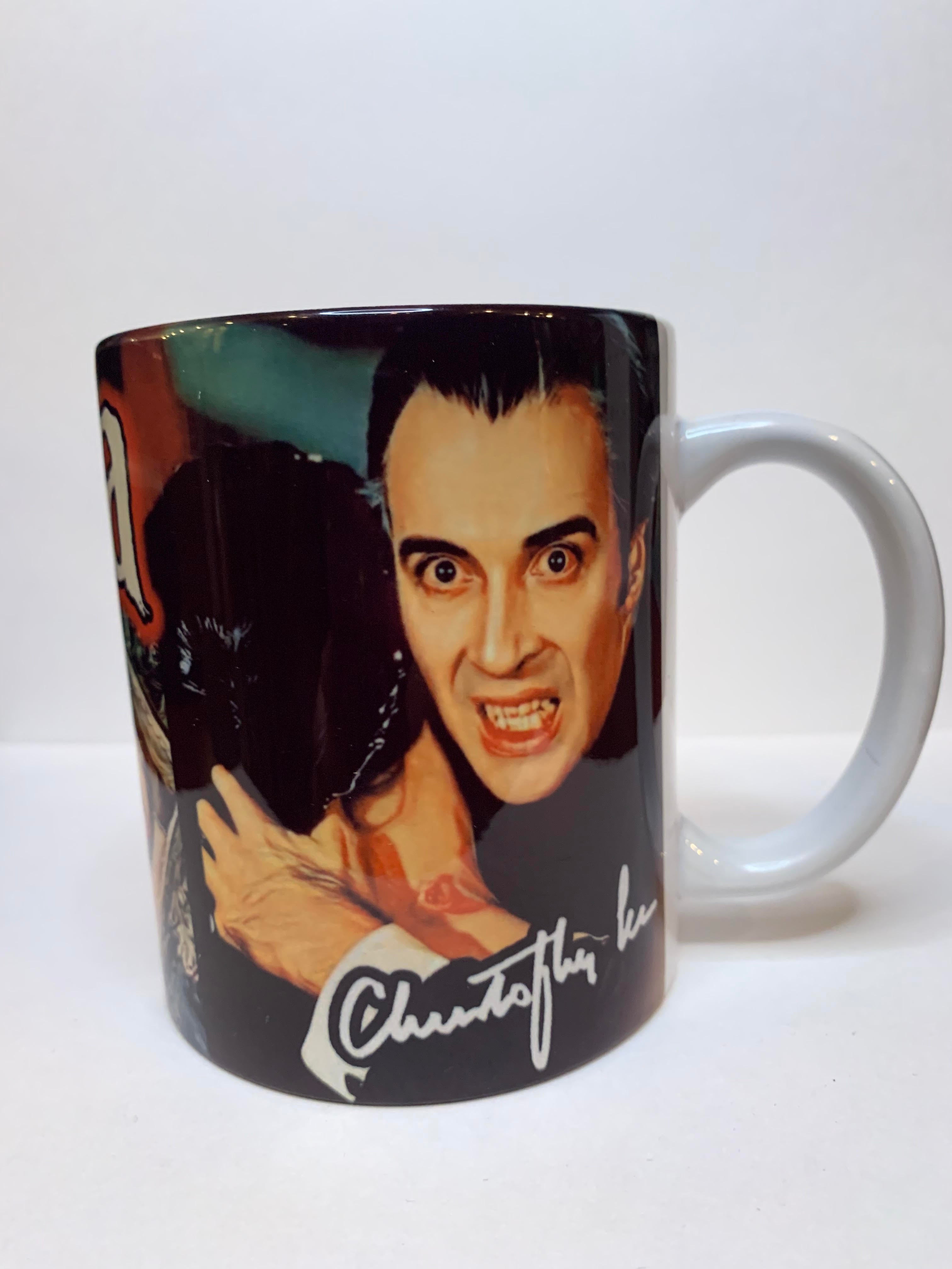 Taza de cerámica Conde Drácula Christopher Lee • 325 ml • Regalo clásico de Hammer Horror