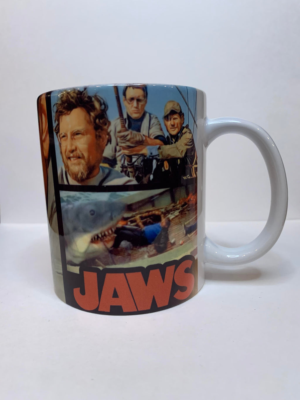 Jaws Mug • 11 oz Ceramic • Classic Shark Movie Gift
