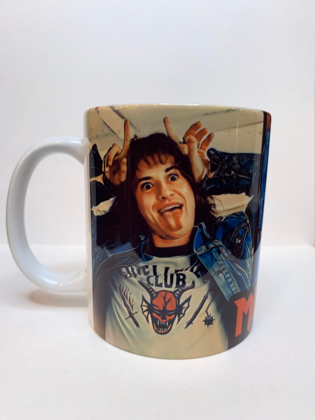 Taza de Eddie Munson • Cerámica de 11 oz • Regalo para fans de Stranger Things