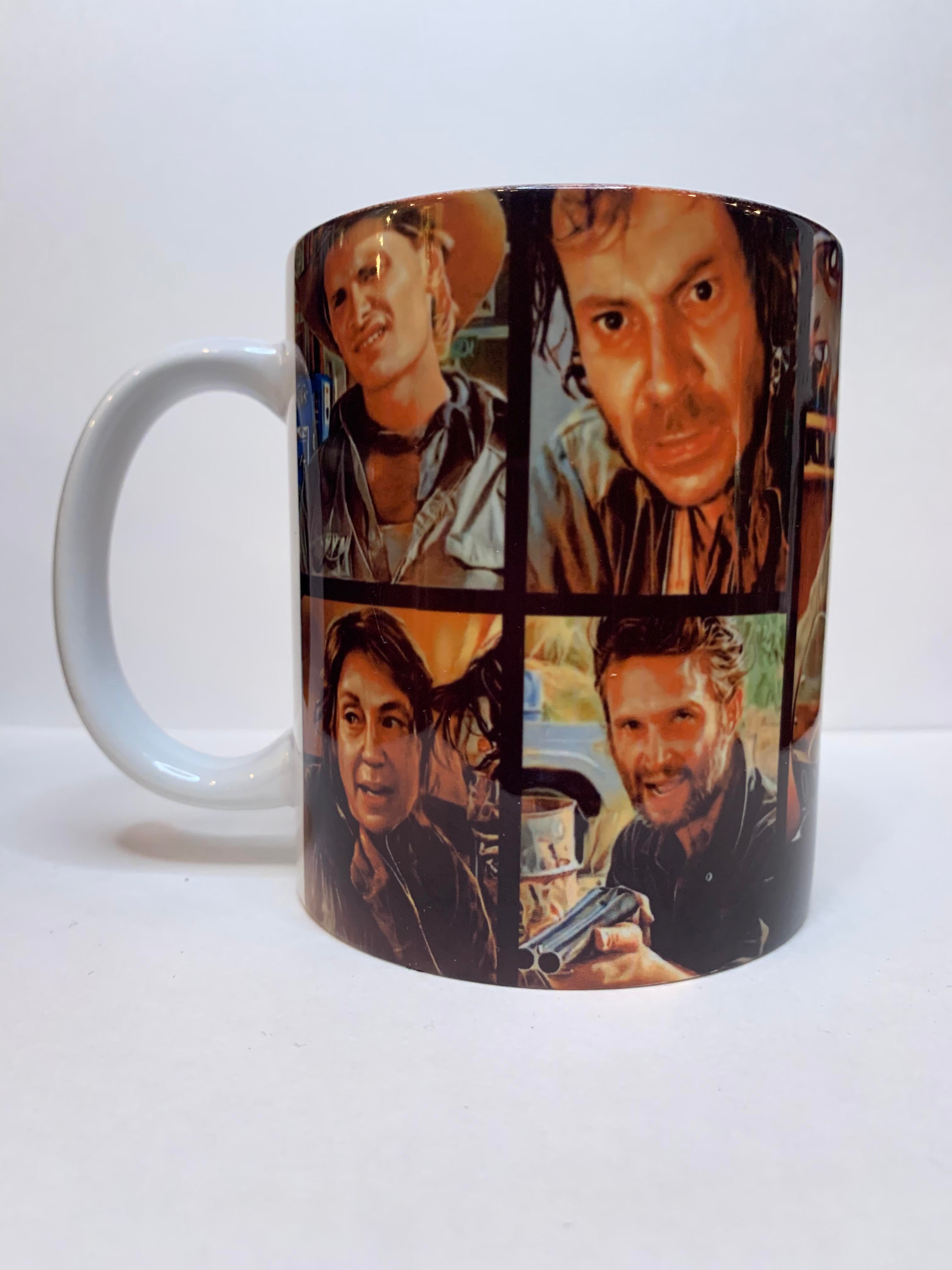 Taza de Piel de Cara Texas Chainsaw Massacre III • Cerámica de 11 oz • Diseñado por Monster Ink